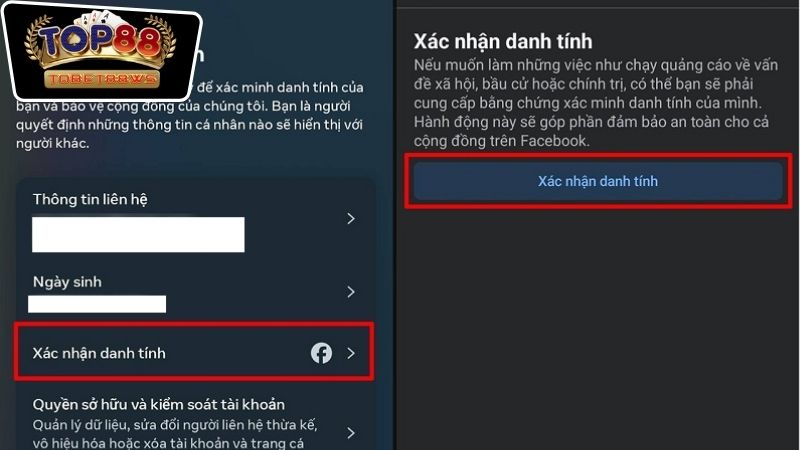 Các bước Xác minh tài khoản của tobet88 hiệu quả